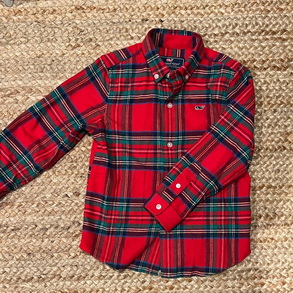 Vineyard Vines kids Plaid Flannel